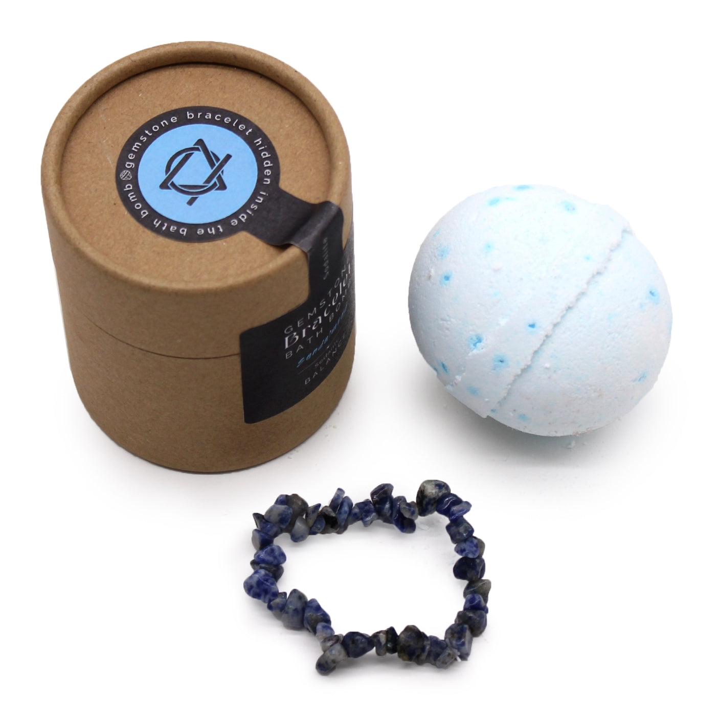 Sodalite Gem Bracelet Bath Bomb