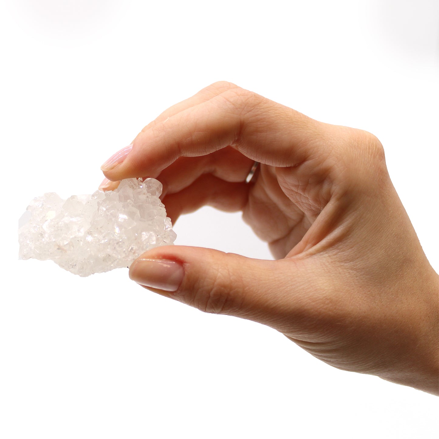 White Appophyllite Clusters 20-30mm