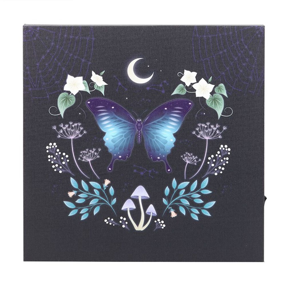 luna Moth Light Up Canvas Plaque