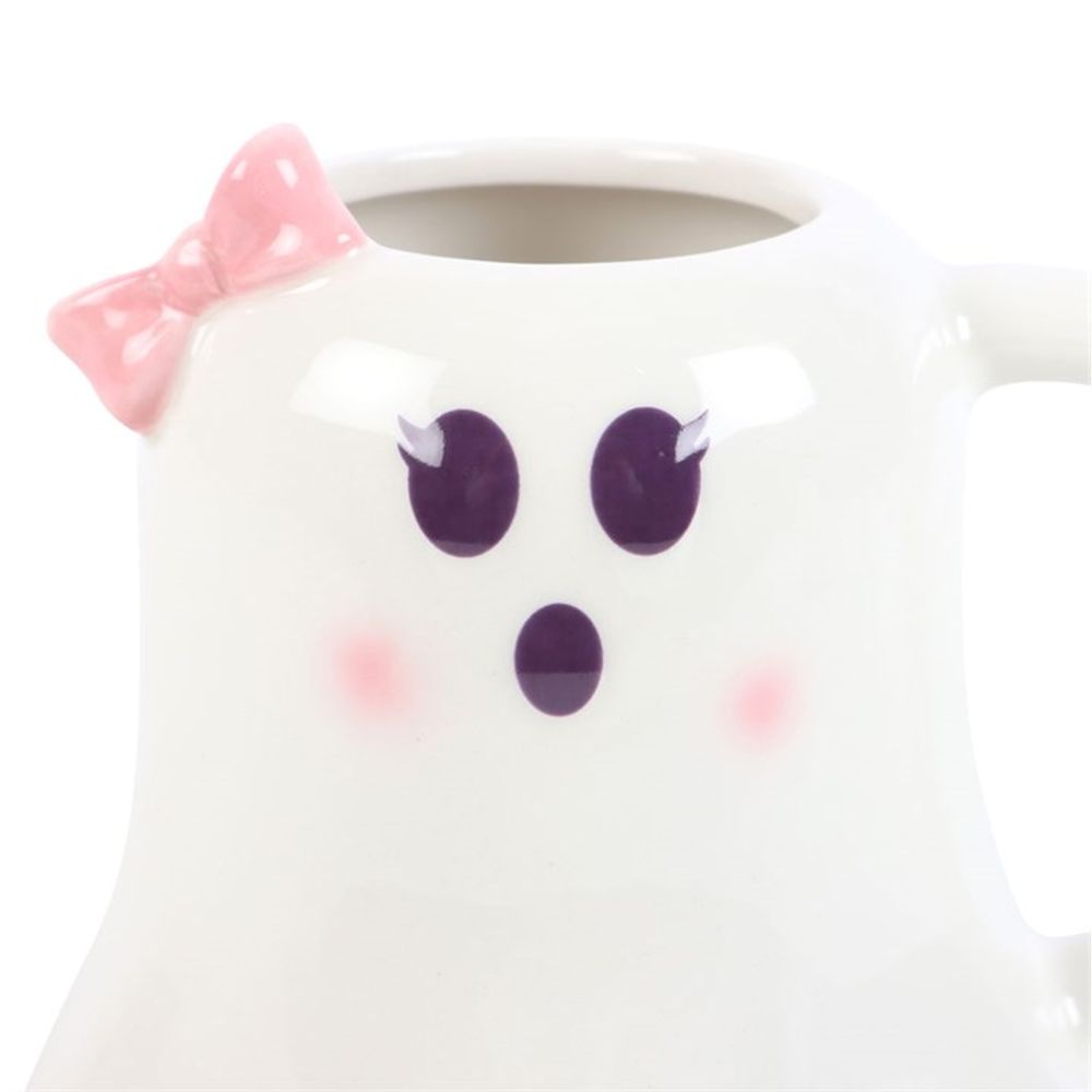 Mrs Boo Ghost Shaped Mug with Bow