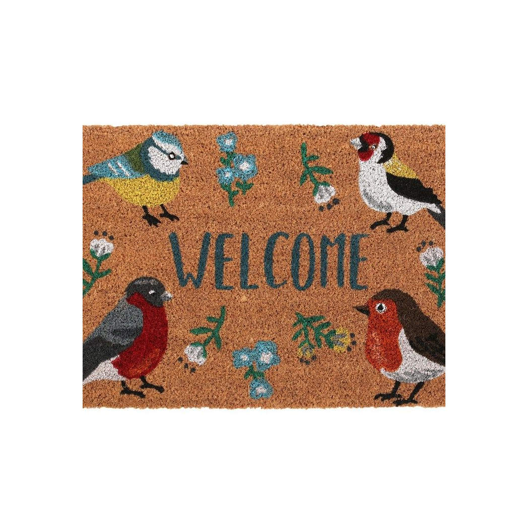 Natural British Garden Birds Doormat