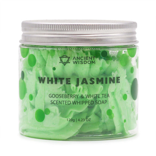 White Jasmine Whipped Soap 120g